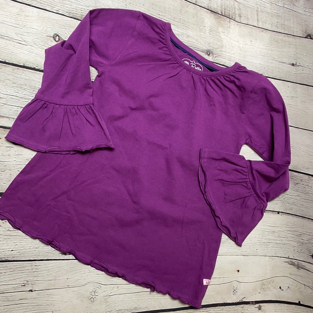 Ruffle Butts plum belle top